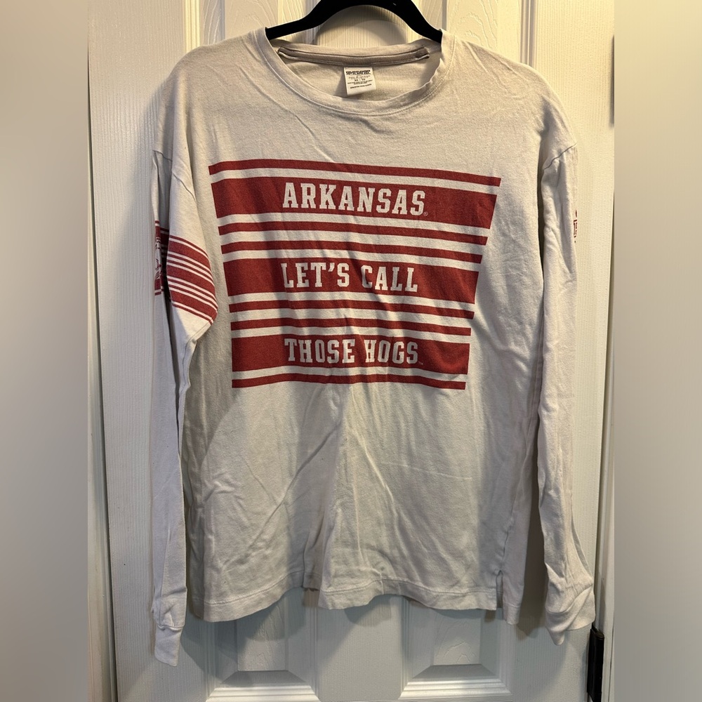 Victoria Secret Arkansas Razorbacks Long Sleeve Tee